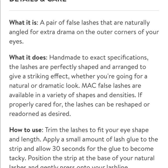 NRFB MAC Brown 36 Eye Lashes 🤎 - Picture 4 of 4